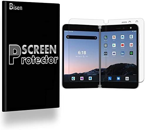 [Bisen] מתאים למגן המסך של Microsoft Surface Duo, HD Clear, Anti-Scratch, Anti-Bobble, הגנה על Lifetime